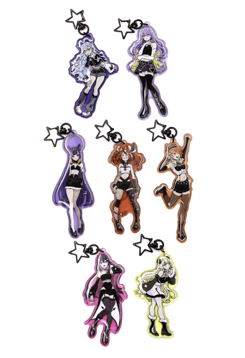 OMOCAT HL SOAR Keychains Flat Front