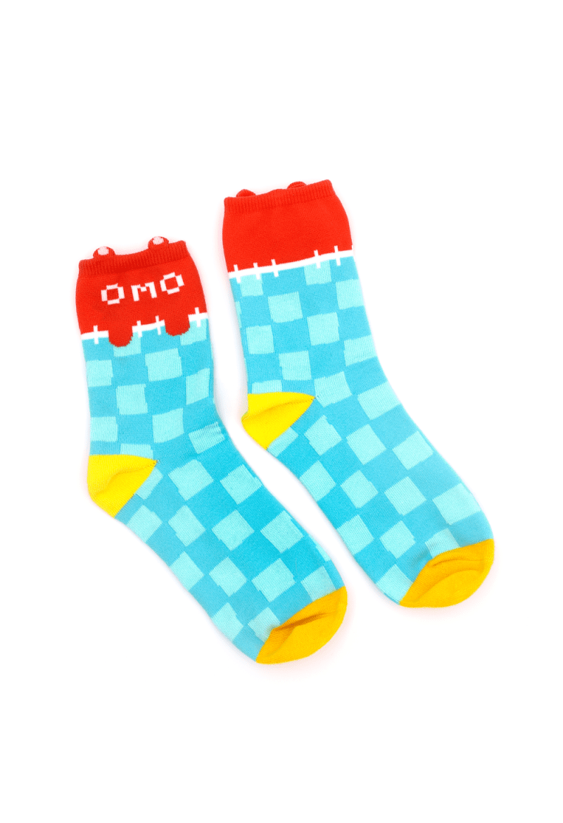 OMORI 10th Ann Socks Logo01