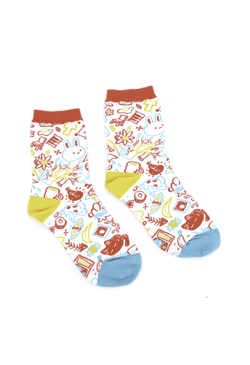 OMORI 10th Ann Socks Sketch01