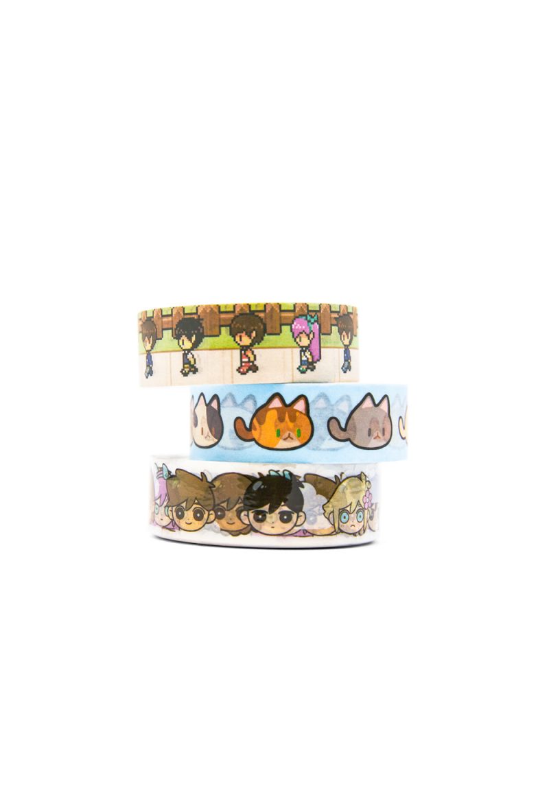 OMORI Washi Tape Faraway Stack