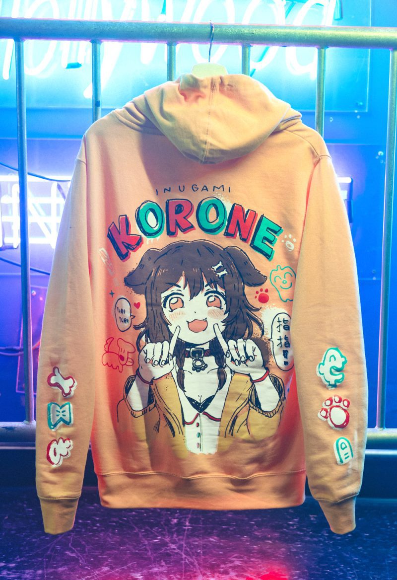 korone hoodie backcopy